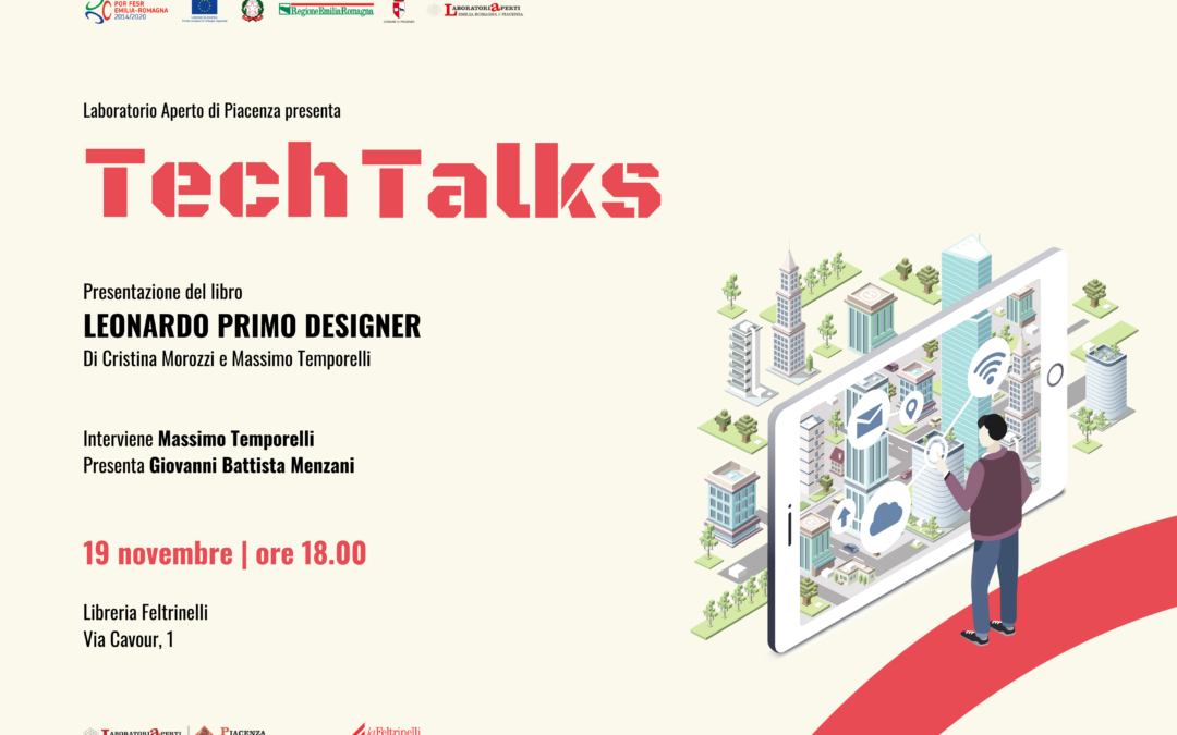 Tech Talks: Massimo Temporelli presenta il libro “Leonardo primo designer”